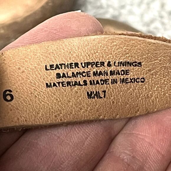 Born La Porta Fiat Cut Out Tan Suede Sandals Womens Size 7,‎ Eur 38 - Picture 6 of 6